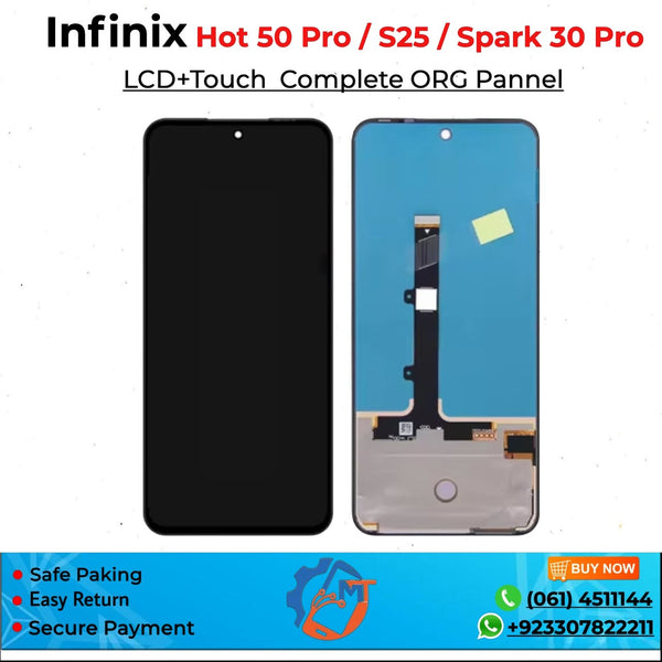 HOT 50 PRO/S25/SPARK 30 PRO PANNEL ORG SVC