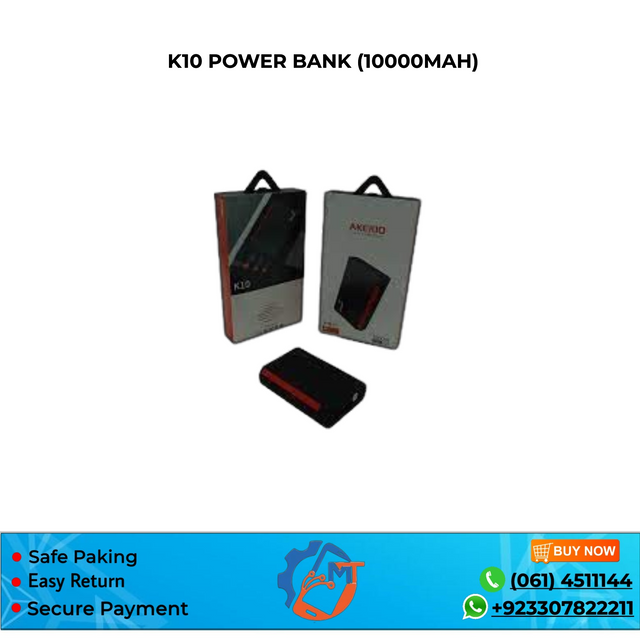 K10 POWER BANK (10000MAH)
