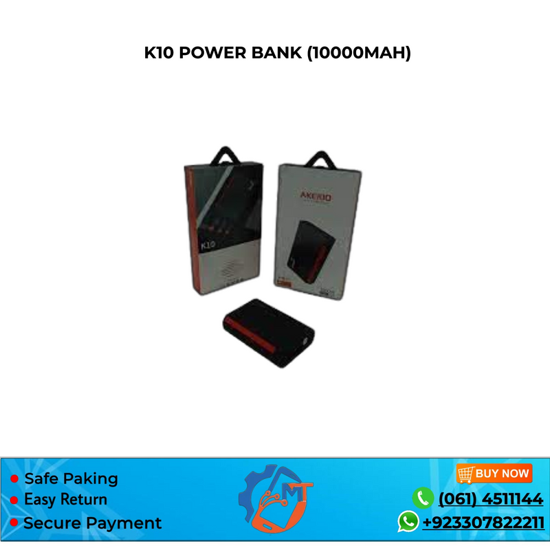 K10 POWER BANK (10000MAH)