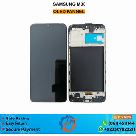M30S/M31/M21/M30 PANNEL  BLACK W/F OLED