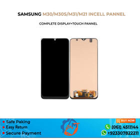 M30S/M31/M21/M30 PANNEL  BLACK W/F OLED