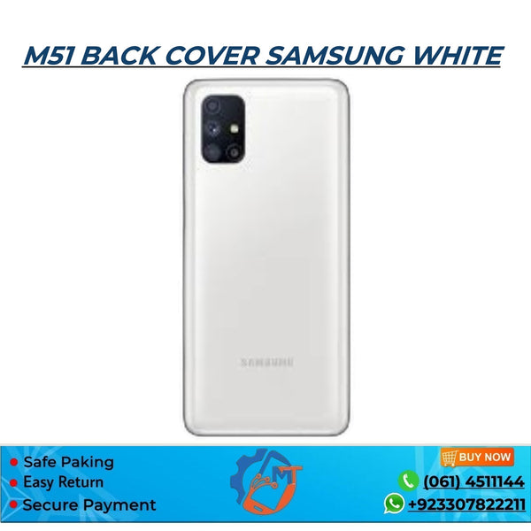 M51 BACK COVER SAMSUNG WHITE