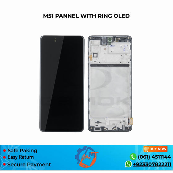 M51 PANNEL WITH RING OLED  BLACK