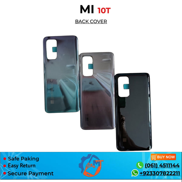 MI 10T BACK COVER BLACK