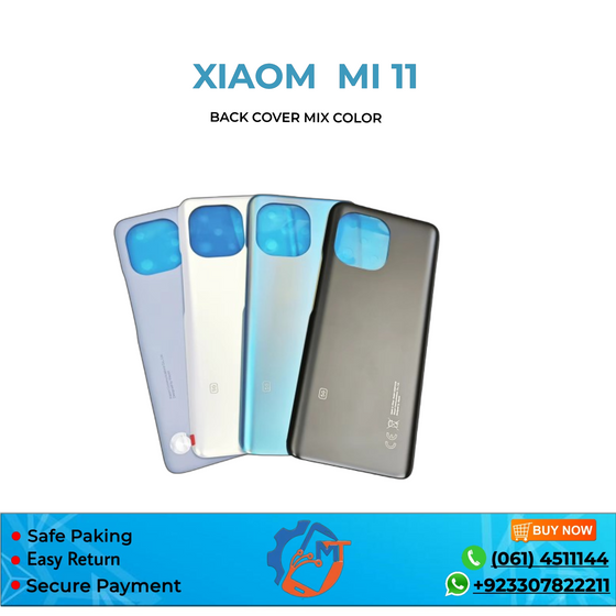 MI 11 BACK COVER MIX COLOUR