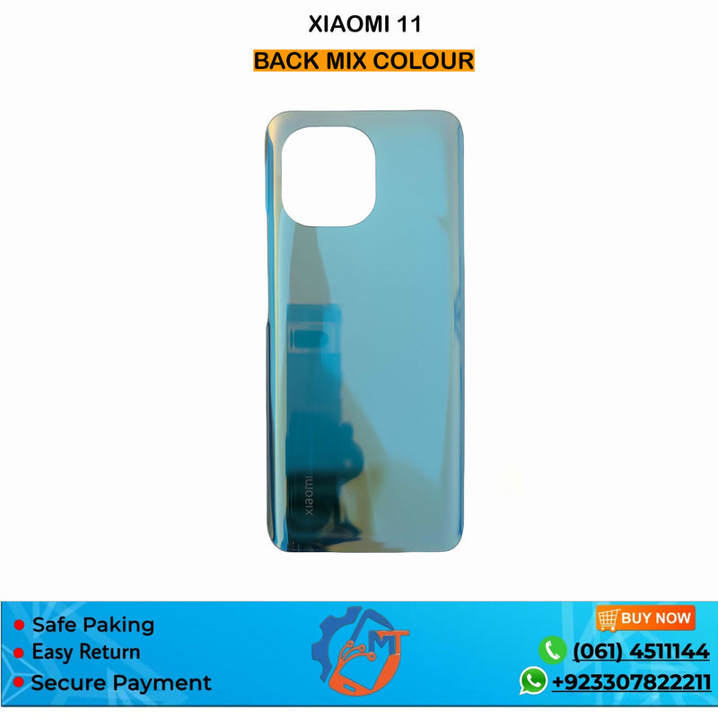 MI 11 BACK COVER MIX COLOUR