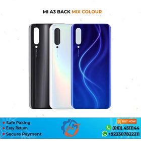 MI A3 BACK COVER BLACK