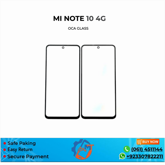 MI NOTE 10 (4G) OCA GLASS