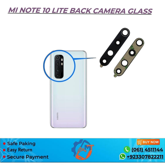 MI NOTE 10 LITE CAMERA  GLASS