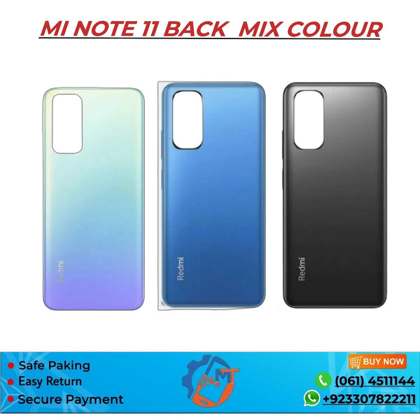 MI NOTE 11 BACK COVER BLACK