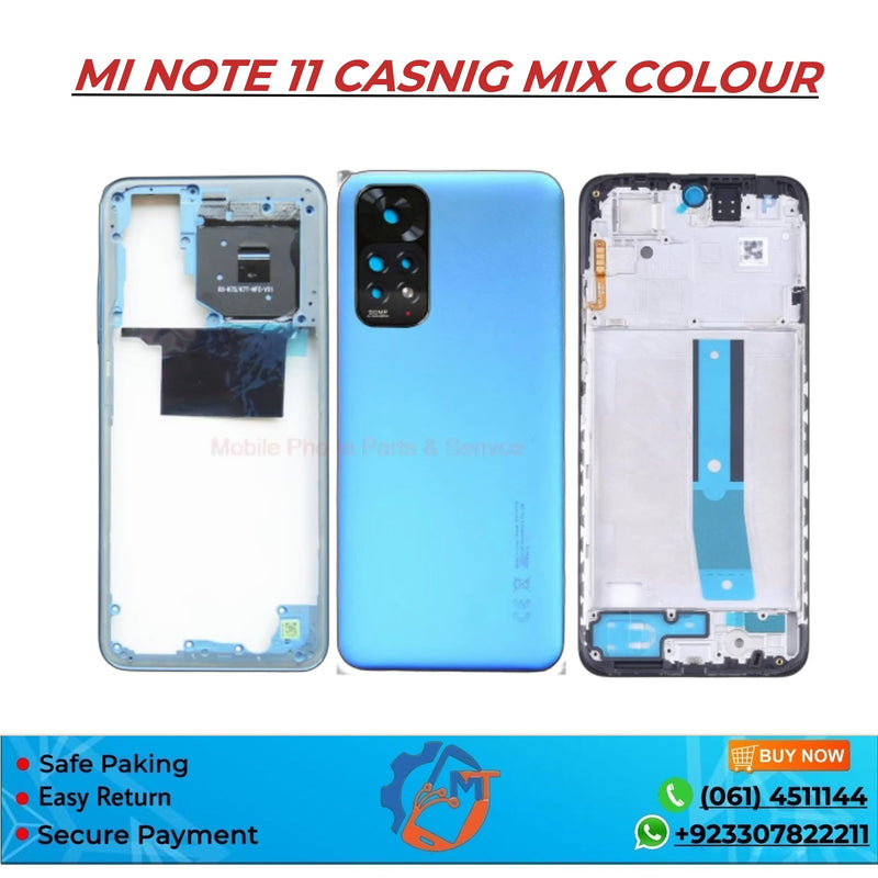 MI NOTE 11 4G CASING MIX COLOR