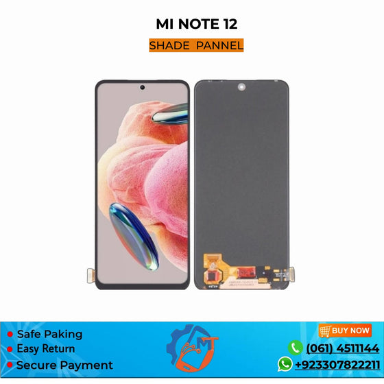 MI NOTE 12 PANNEL ORG SHADE