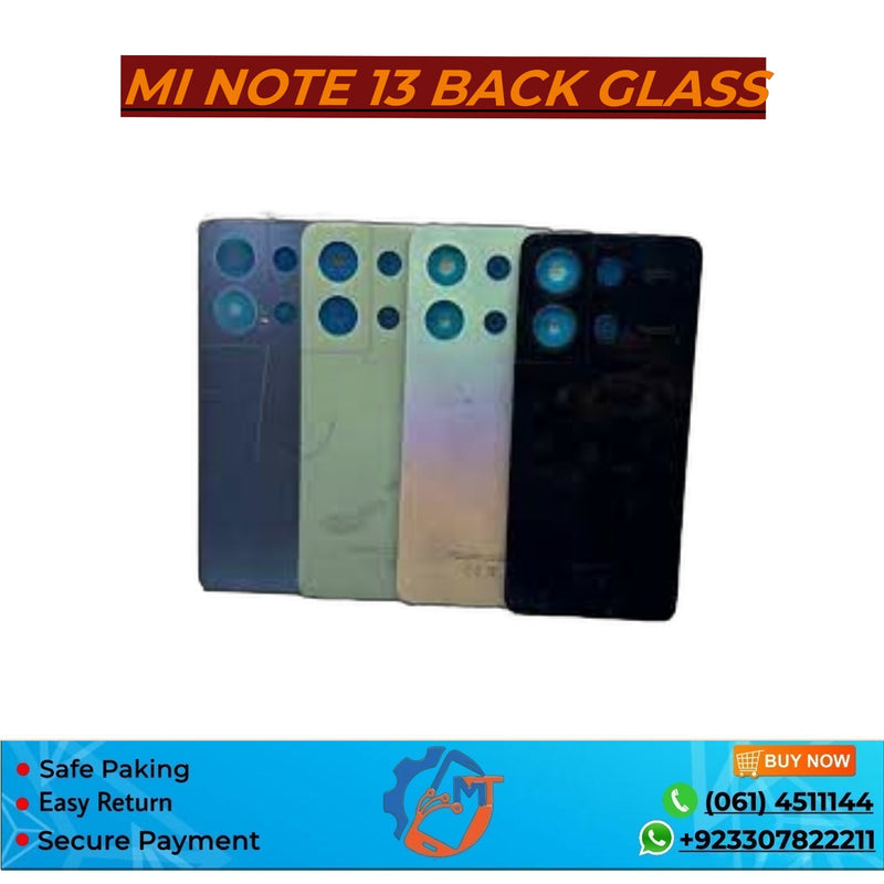 MI NOTE 13 BACK COVER MIX COLOUR