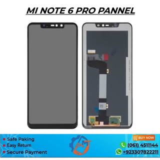 NOTE 6 PRO PANNEL (MI) BLACK