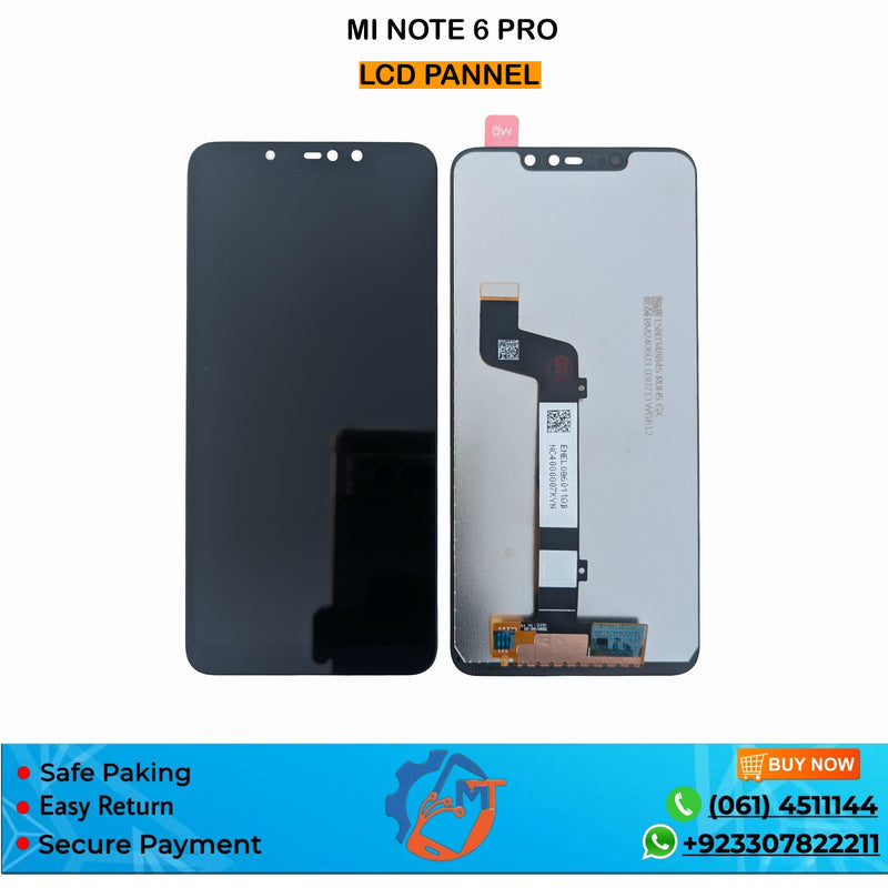 NOTE 6 PRO PANNEL (MI) BLACK