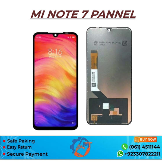 MI NOTE 7 PANNEL BLACK