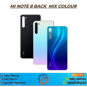 MI NOTE 8 BACK COVER MIX COLOUR