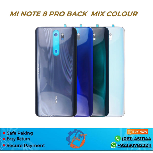 MI NOTE 8 PRO BACK COVER MIX COLOUR