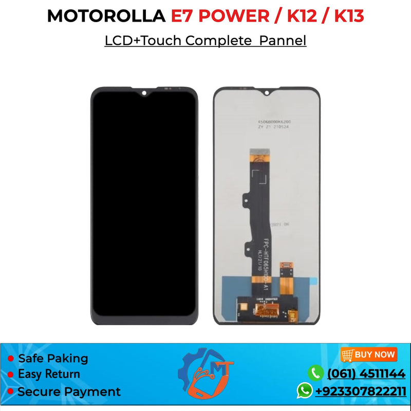 E7 PANNEL BLACK MOTOROLLA