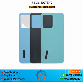MI NOTE 12 BACK COVER MIX COLOUR