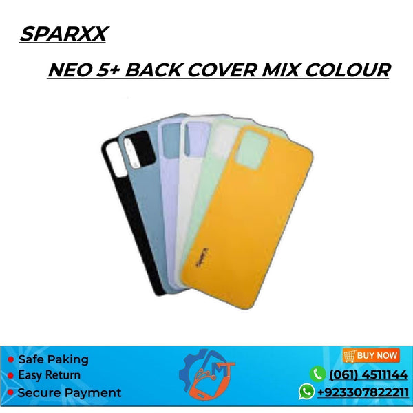 NEO 5+ BACK COVER SPARXX MIX COLOUR