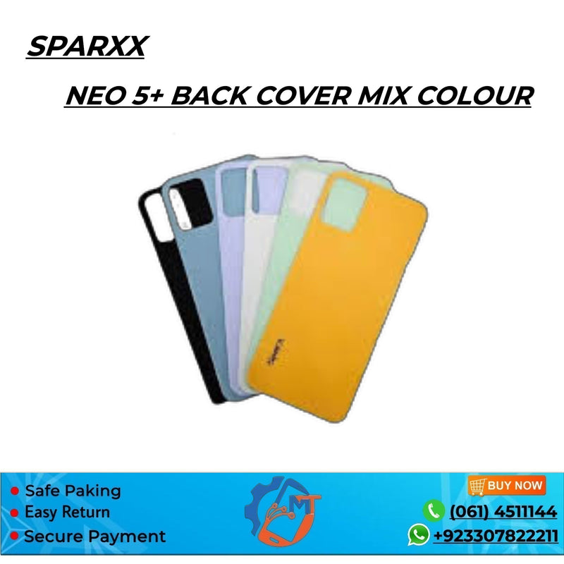NEO 5+ BACK COVER SPARXX MIX COLOUR