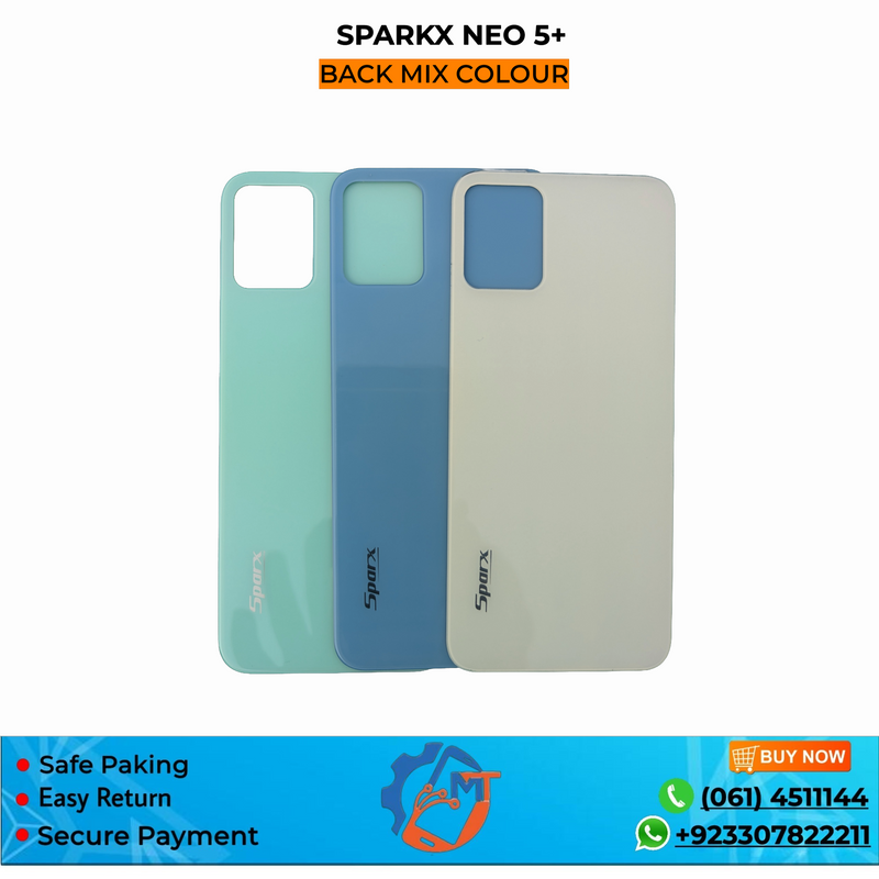 NEO 5+ BACK COVER SPARXX MIX COLOUR