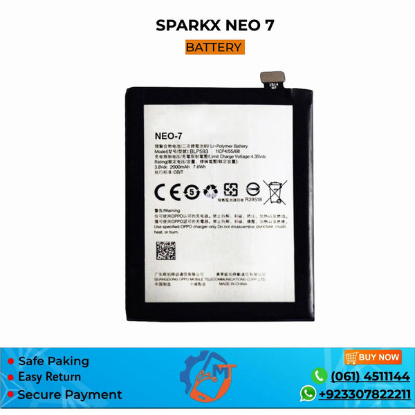 NEO 7 BATTERY SPARXX