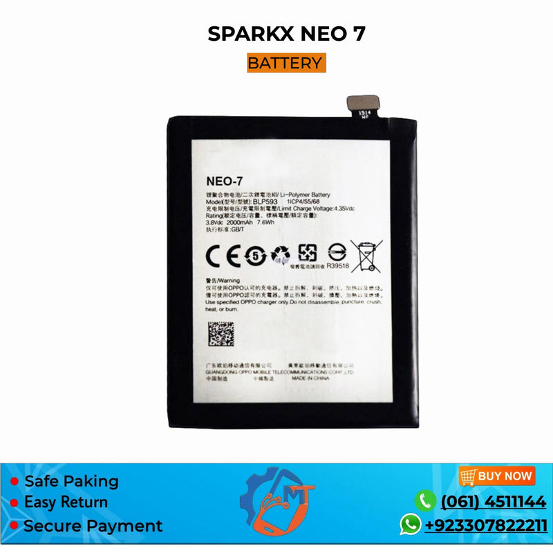 NEO 7 BATTERY SPARXX