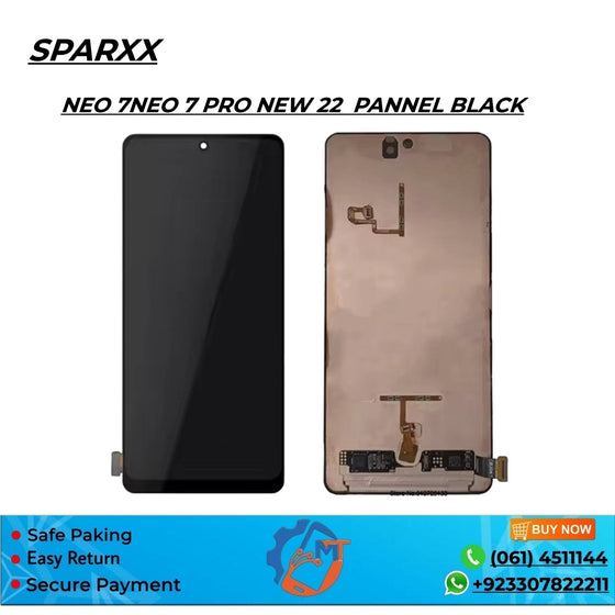 NEO 7/NEO 7 PRO /NEW 22  PANNEL BLACK