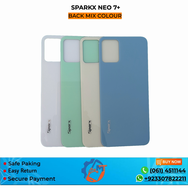 NEO 7+ BACK COVER SPARXX MIX COLOUR