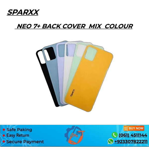 NEO 7+ BACK COVER SPARXX MIX COLOUR