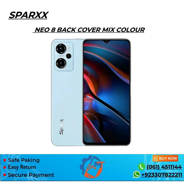 NEO 8 BACK COVER SPARXX MIX COLOUR