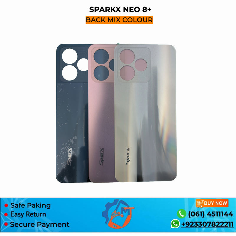 NEO 8+ BACK COVER SPARXX MIX COLOUR