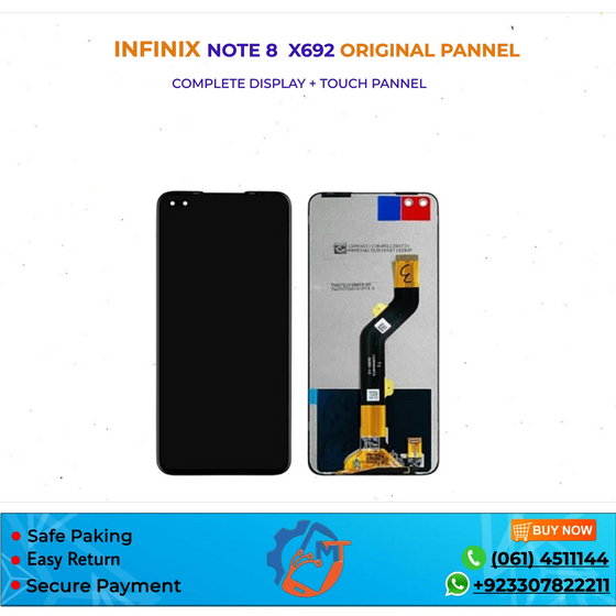 NOTE 8/X692 PANNEL BLACK ORG