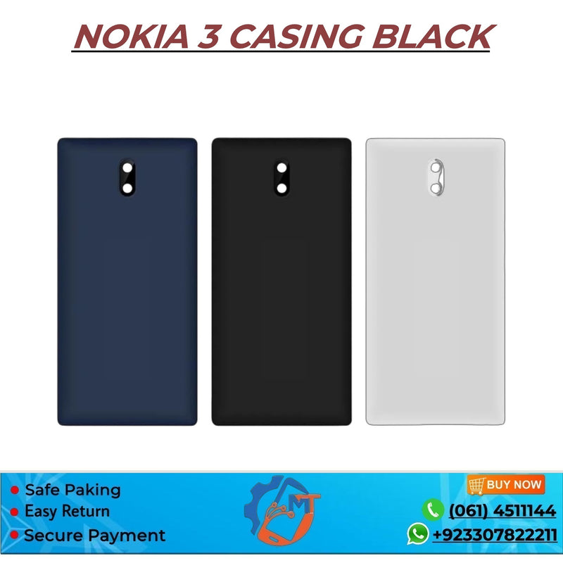 NOKIA 3 CASING BLACK