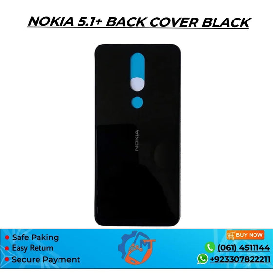 NOKIA 5.1+ BACK COVER BLACK