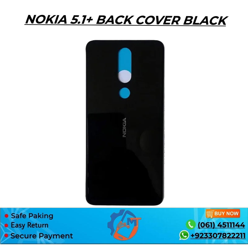 NOKIA 5.1+ BACK COVER BLACK