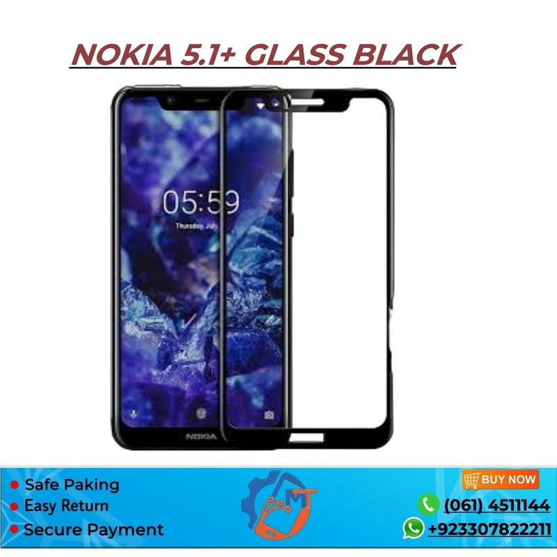 NOKIA 5.1+ GLASS BLACK