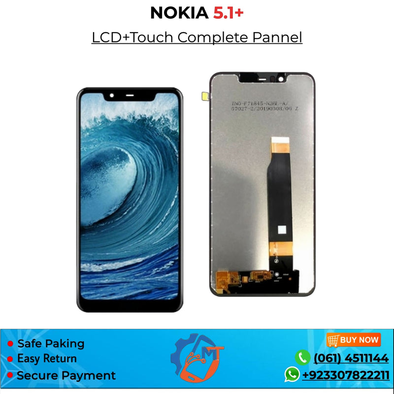 NOKIA 5.1+ PANNEL BLACK