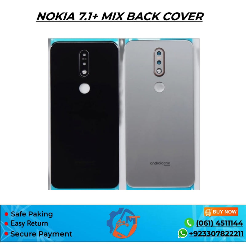 NOKIA 7.1+ BACK COVER GRAY