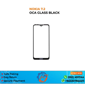 NOKIA 7.2 OCA GLASS BLACK