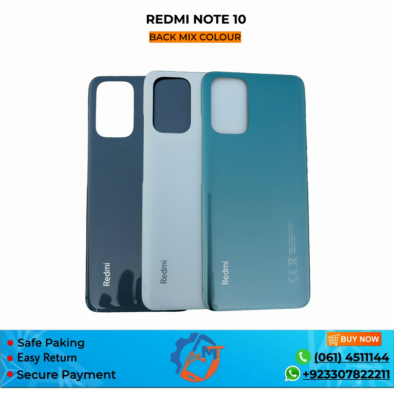 MI NOTE 10 BACK COVER BLACK