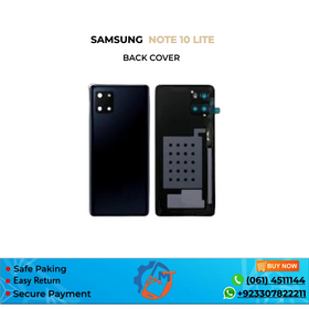 NOTE 10 LITE BACK COVER BLACK