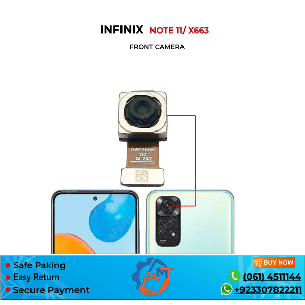 NOTE 11/X663 FRONT CAMERA INFINIX