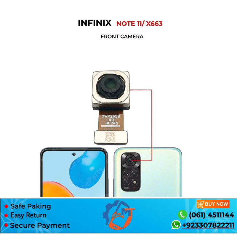 NOTE 11/X663 FRONT CAMERA INFINIX