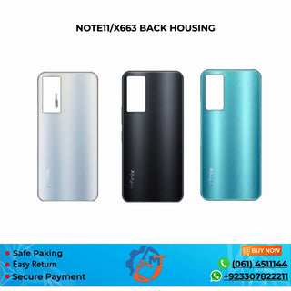 NOTE11/X663 BACK HOUSING MIX COLOUR