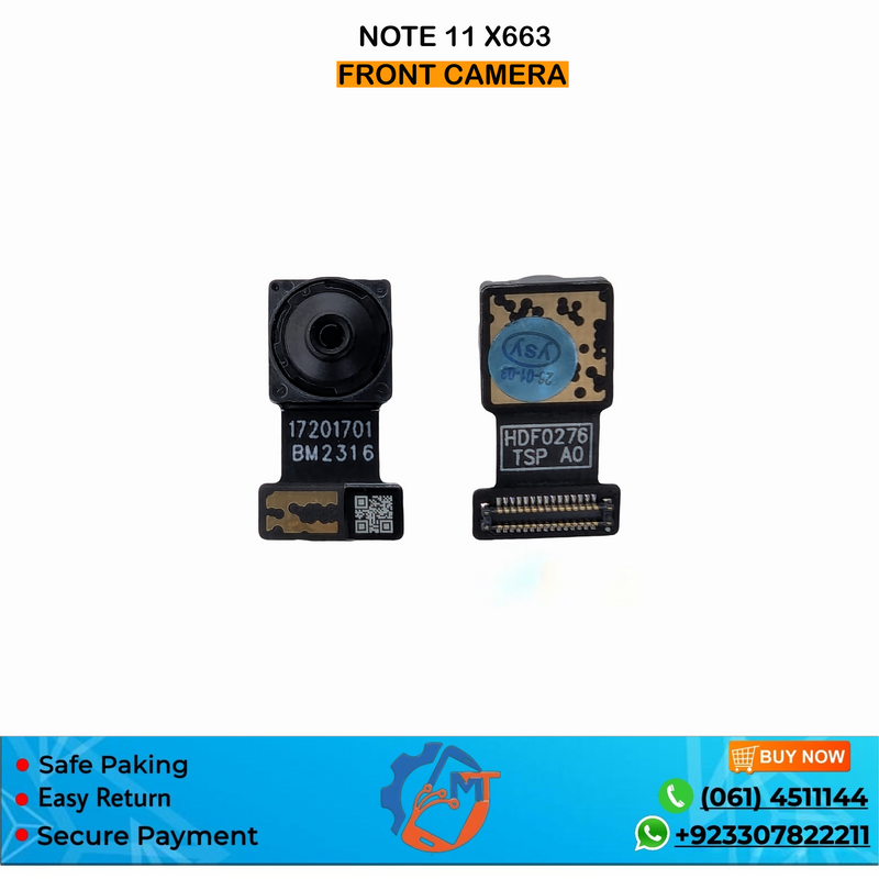 NOTE 11/X663 FRONT CAMERA INFINIX