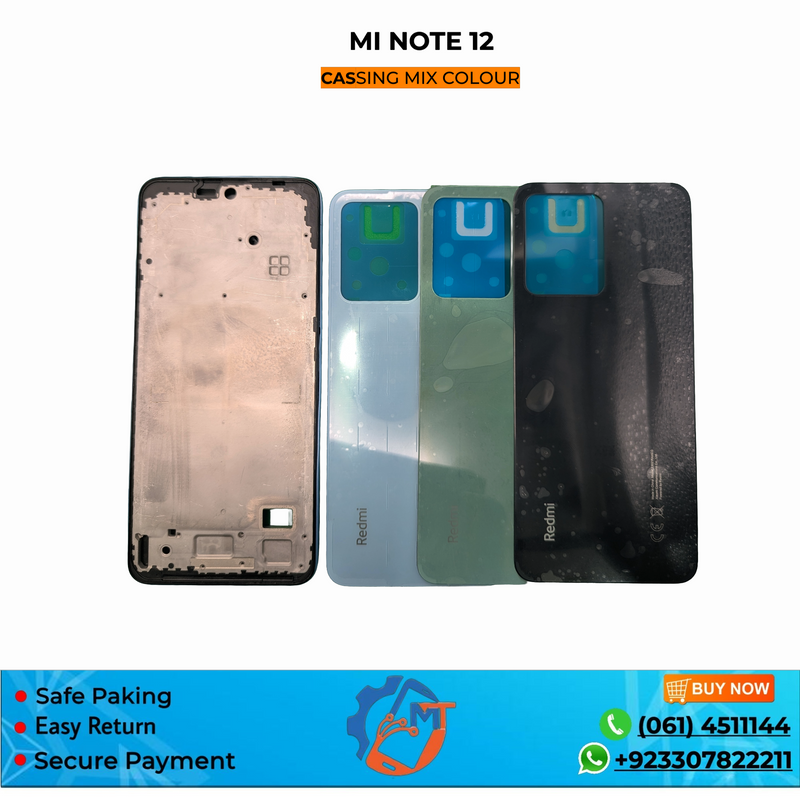 MI NOTE 12 CASING MIX COLOUR