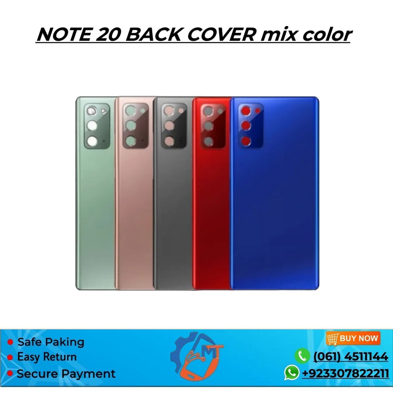 NOTE 20 BACK COVER GREEN